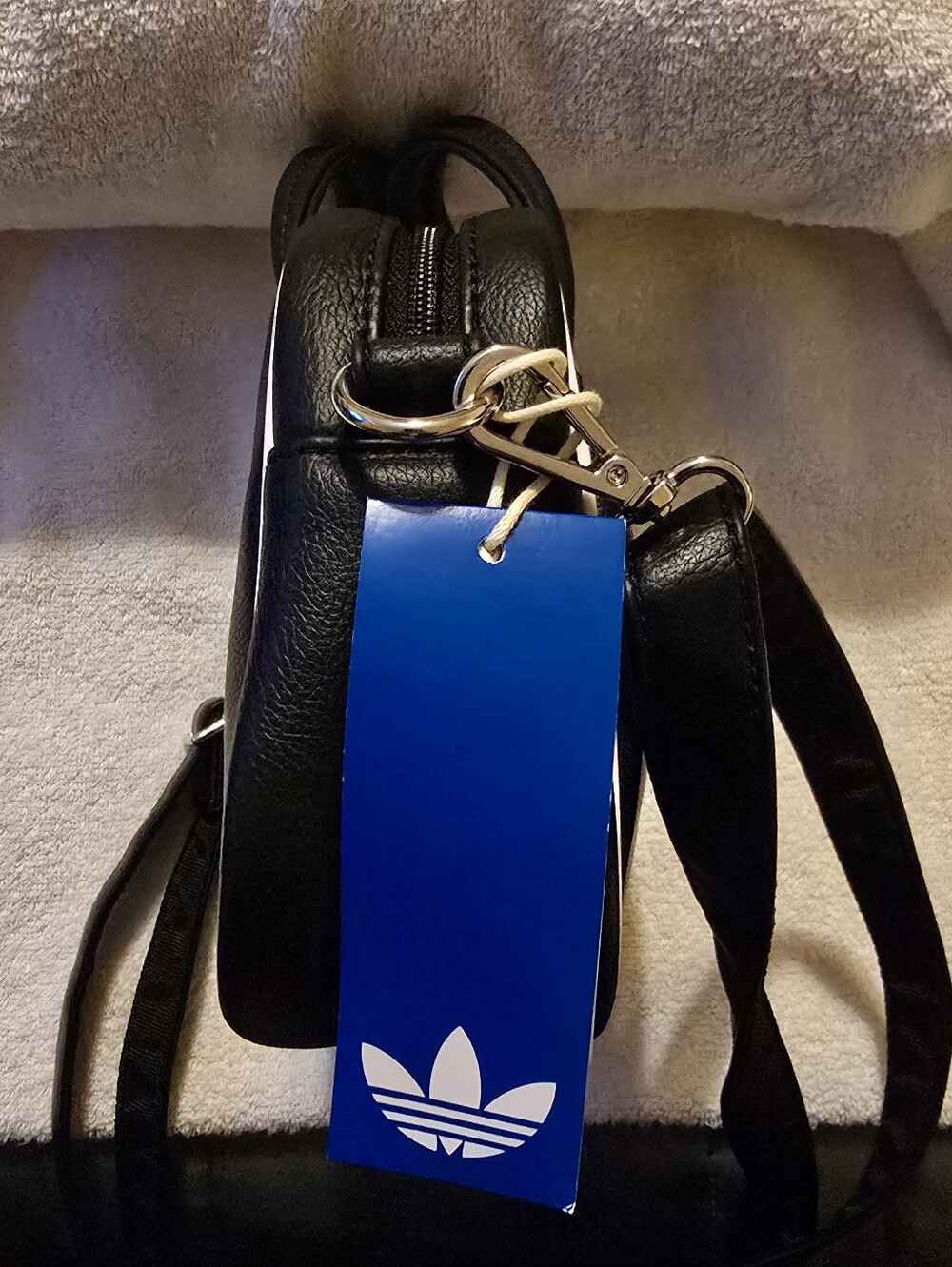 Adidas Originals Adicolor Mini Bowling Bag Crossbody Black NWT - Picture 11 of 15